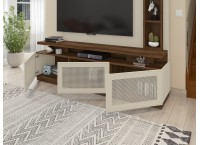 MEUBLE TV TELLUS 3 PTS HAVANA / OFF WHITE